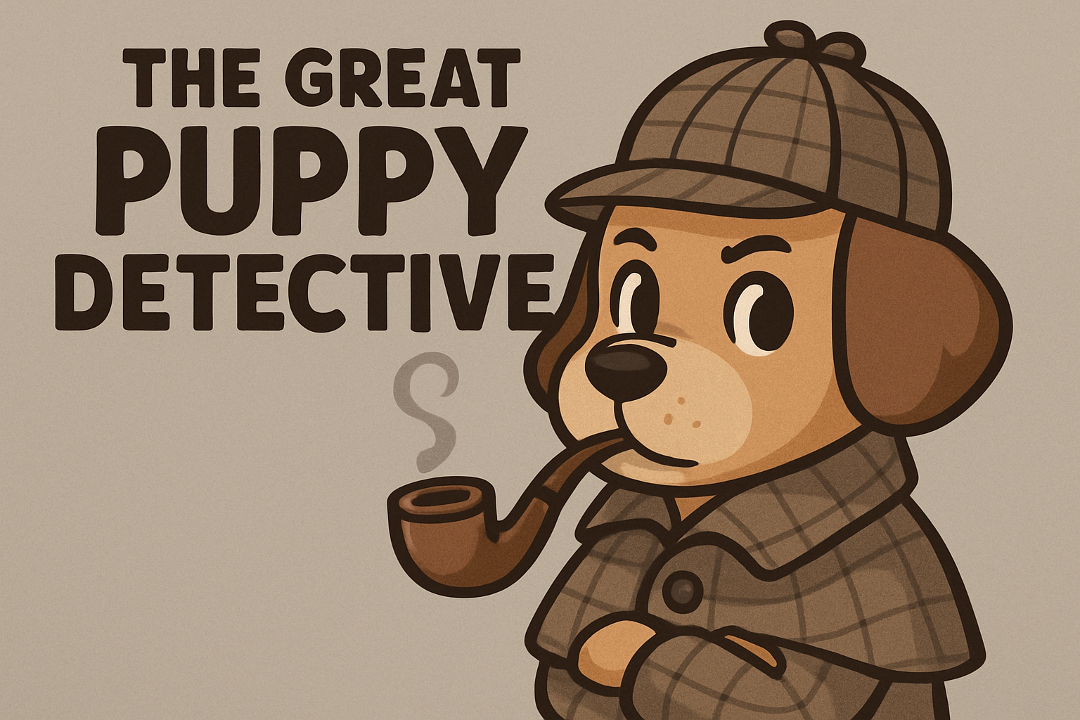 The Great Puppy Detective Logo